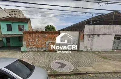 Terreno comercial para alugar na Rua Antonio Bento, Vila Mathias, Santos