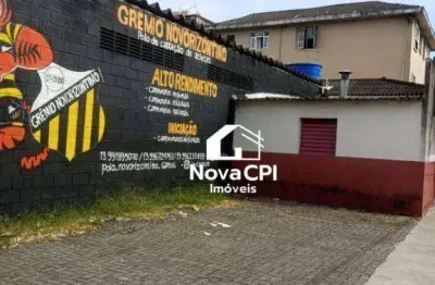 Terreno comercial à venda na Rua São Paulo, Vila Belmiro, Santos