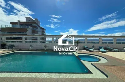 Apartamento alto padrão para aluguel no canto do forte – 2 quartos, 1 suíte e sacada gourmet a 100m da praia