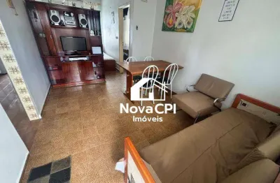 Apartamento com 1 quarto 200 metros da praia no boqueirão em praia grande sp