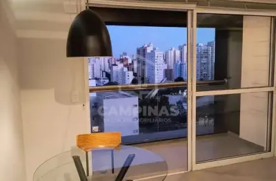 Apartamento com 1 quarto para alugar no cambuí, campinas , 47 m2 por r$ 4.200