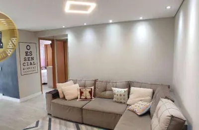 Apartamento com 2 dormitórios à venda, 83 m² por r$ 950.000,00 - vila scarpelli - santo andré/sp