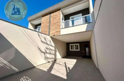 Sobrado com 3 dormitórios à venda, 180 m² por r$ 1.100.000,00 - jardim santo ignácio - são bernardo do campo/sp