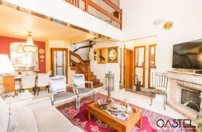 Casa em condomínio fechado com 3 quartos à venda na rua engenheiro edmundo gardolinski, 115, boa vista, porto alegre por r$ 1.286.000