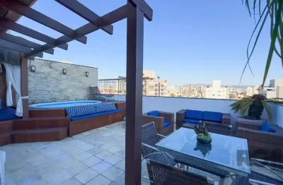 Cobertura com 3 quartos à venda na rua cabral, rio branco, porto alegre, 207 m2 por r$ 1.960.000