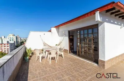 Cobertura com 3 quartos à venda na rua dezessete de junho, 697, menino deus, porto alegre por r$ 900.000