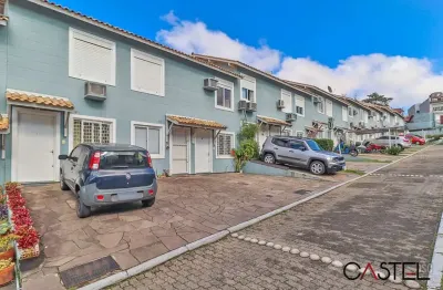 Casa em condomínio fechado com 2 quartos à venda na rua ney da gama ahrends, 219, morro santana, porto alegre por r$ 249.000