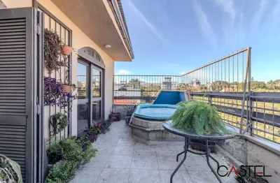 Cobertura com 3 quartos à venda na rua inhanduí, 200, cristal, porto alegre por r$ 470.000