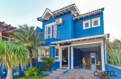 Casa em condomínio fechado com 3 quartos à venda na rua pau brasil, 437, hípica, porto alegre por r$ 660.000