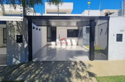 Casa nova com 03 quartos  01 suite  no jardim araucaria   maringa pr