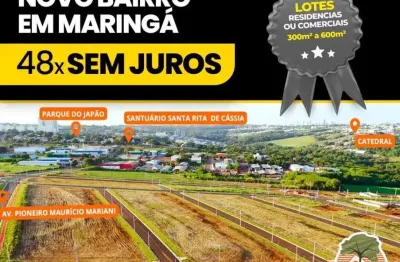 Loteamento jardim castanheira   terrenos a partir de 400m2   prox. parque do japao   maringa pr