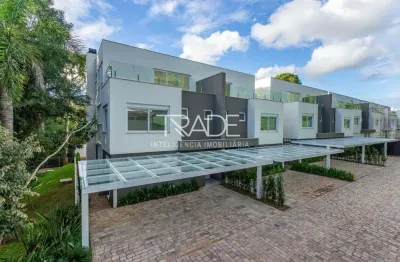 Casa em condomínio fechado com 3 quartos à venda na rua doutor ney de castilhos ferreira, 300, pedra redonda, porto alegre por r$ 2.750.000