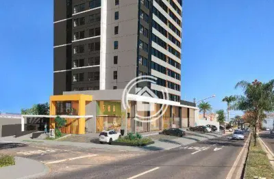 Apartamento com 1 dormitório à venda, 25 m² por r$ 190.957,20 - jardim pacaembu - piracicaba/sp