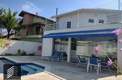 Sobrado com 5 dormitórios à venda, 244 m² por r$ 1.550.000,00 - baougainville residencial - peruíbe/sp