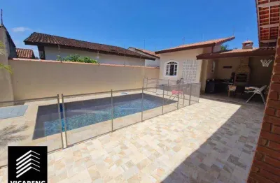 Casa com 3 dormitórios à venda, 190 m² por r$ 660.000,00 - balneário três marias - peruíbe/sp