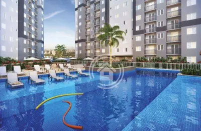 Apartamento com 2 dormitórios à venda, 48 m² por r$ 220.000,00 - terra rica - piracicaba/sp