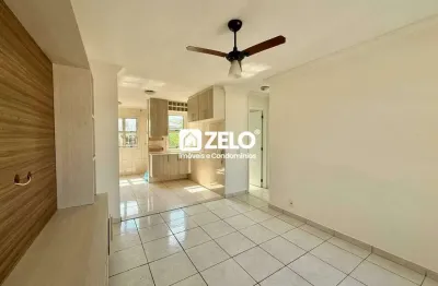 Apartamento para aluguel com 49 m², 2 quartos 1 vaga em jardim cristina, campinas