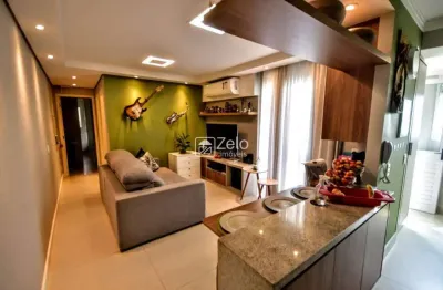 Apartamento à venda com 63 m², 2 quartos 2 vagas em mansões santo antônio, campinas
