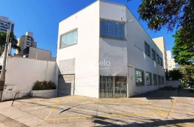 Salão para aluguel com 742 m², 1 quarto 15 vagas em vila itapura, campinas