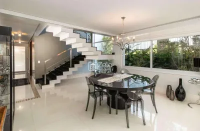 Casa em condomínio à venda com 435 m², 4 quartos 4 vagas em residencial parque das araucárias, campinas