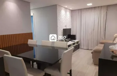 Apartamento à venda com 68 m², 3 quartos 1 vaga em vila industrial, campinas