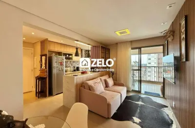 Apartamento para aluguel com 87 m², 2 vagas em jardim brasil, campinas