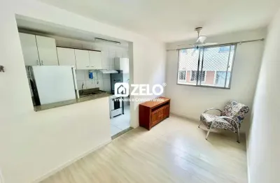 Apartamento à venda com 45 m², 2 quartos 1 vaga em loteamento parque são martinho, campinas