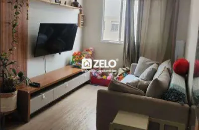 Apartamento à venda com 50 m², 2 quartos 1 vaga em jardim do lago continuação, campinas