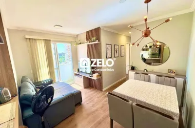 Apartamento à venda com 58 m², 2 quartos 1 vaga em parque itália, campinas