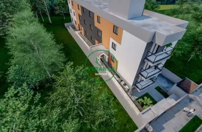 Apartamento com 2 quartos à venda na rua marechal floriano peixoto, 418, jardim amélia, pinhais por r$ 340.000