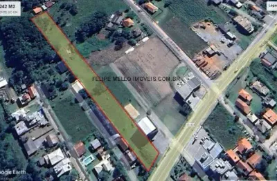 Terreno comercial à venda em garopaba-sc, bairro areias de palhocinha  4.243,86 m² de área
