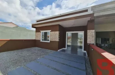 Excelente casa nova no balneário volta ao mundo, medindo 90,00m² composta por 03 quartos (sendo 01 suíte)