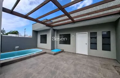 Excelente imóvel novo, rua curruíra, nº 99, balneário rio gracioso, aproximadamente 250 metros da praia, medindo 62,26 m  e 135,,00 m² de terreno!