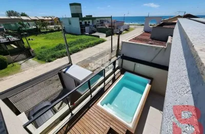 Cobertura no residencial dsenho, 03 dormitórios sendo 01 suíte, a apenas 100,00m da praia