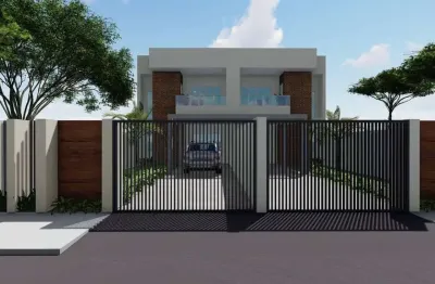 Sobrado novo, 300 metros do mar, bem localizado por r$ 689.000,00