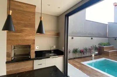Casa à venda em Paulínia, Vila Monte Alegre, com 3 suítes, com 174 m², Terras da Estância