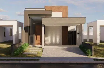 Casa à venda em Paulínia, Vila Monte Alegre, com 3 suítes, com 139.49 m², Terras da Estância