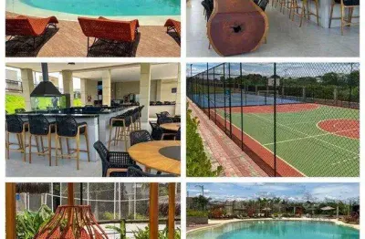 Terreno à venda em Paulínia, Parque Brasil 500, Santorini Residencial Club