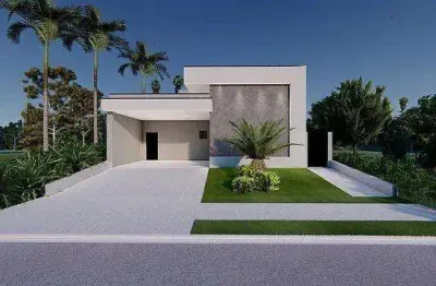 Casa à venda em Paulínia, Parque Brasil 500, com 3 suítes, com 213.33 m², Santorini Residencial Club