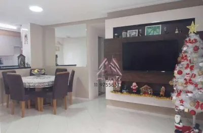 Apartamento com 3 dormitórios à venda, 70 m² por r$ 475.000,00 - taboão - diadema/sp
