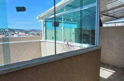Cobertura com 2 dormitórios à venda, 84 m² por r$ 364.000,00 - vila junqueira - santo andré/sp