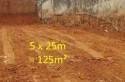 Terreno à venda, 125 m² por r$ 75.000,00 - parque jaraguá - bauru/sp