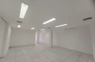 Sala comercial com 4 salas para alugar na rua frei gaspar, centro, santos, 170 m2 por r$ 3.000