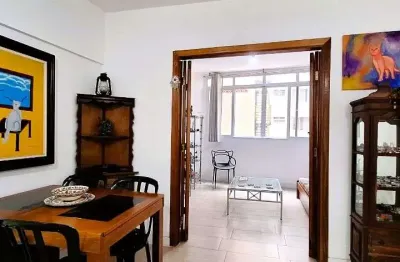 Apartamento com 1 quarto à venda na avenida bartolomeu de gusmão, embaré, santos, 61 m2 por r$ 435.000