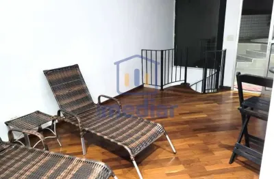 Cobertura com 3 quartos à venda na avenida washington luís, vila mathias, santos, 147 m2 por r$ 657.200