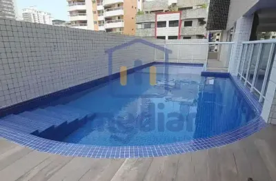 Apartamento com 2 quartos à venda na rua mem de sá, aviação, praia grande, 84 m2 por r$ 500.000