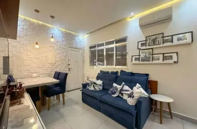 Apartamento com 2 quartos à venda na avenida bartolomeu de gusmão, embaré, santos, 65 m2 por r$ 480.000