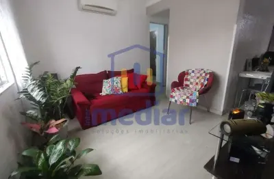 Apartamento com 2 quartos à venda na rua jurubatuba, aparecida, santos, 42 m2 por r$ 266.000