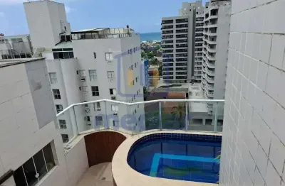 Cobertura com 2 quartos à venda na avenida desembargador plínio de carvalho pinto, balneário cidade atlântica, guarujá, 115 m2 por r$ 340.000