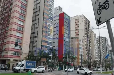 Apartamento com 1 quarto para alugar na avenida presidente wilson, josé menino, santos, 65 m2 por r$ 2.300